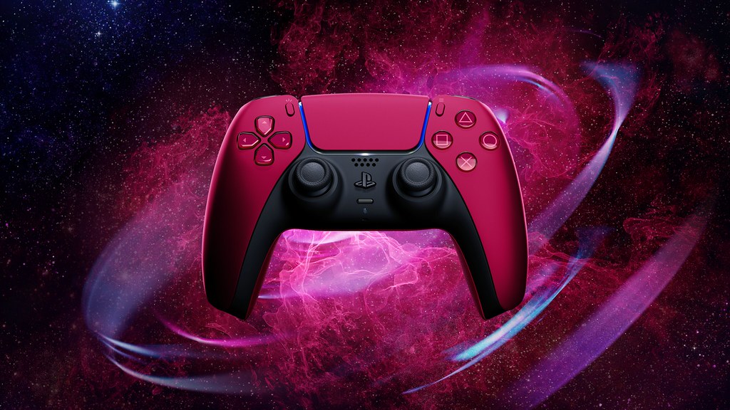 Bon plan : Manette PS5 sans-fil DualSense Cosmic Red (rouge) à 54,22€
