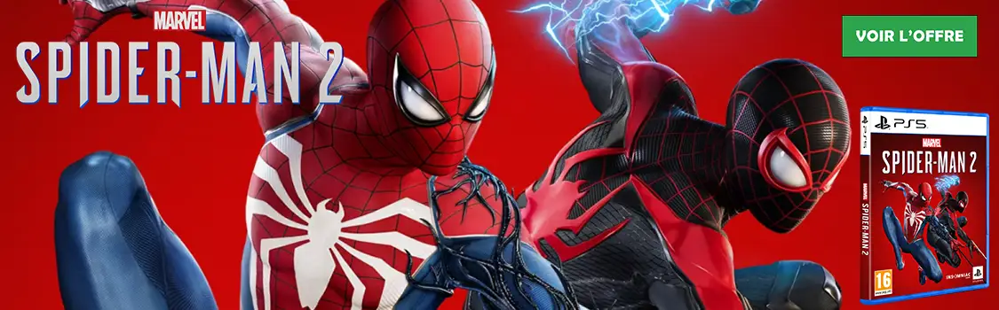 Manette, Façades et console PS5 Spider-Man 2: récap des stock Day One